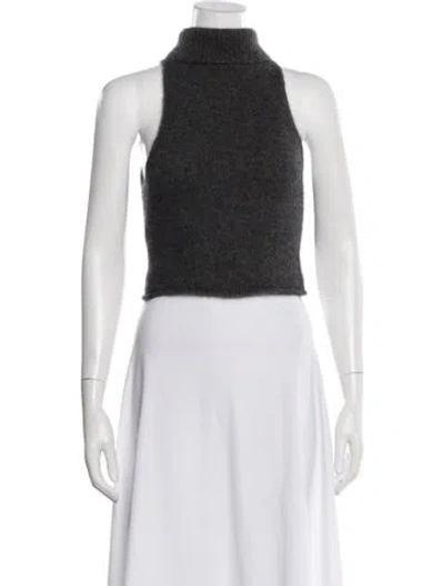 Pre-owned Arch The Cashmere Turtleneck Sweater In Gray