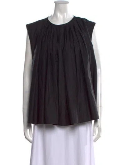 Pre-owned Arch The Crew Neck Sleeveless Top In Black