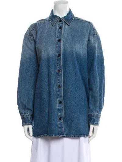 Pre-owned Arch The Denim Jacket In Blue