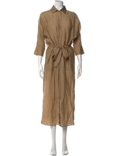 Pre-owned Arch The Long Dress In Neutral