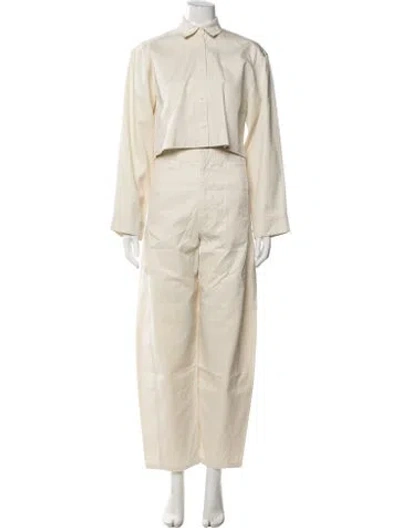 Pre-owned Arch The Pant Set In Neutral