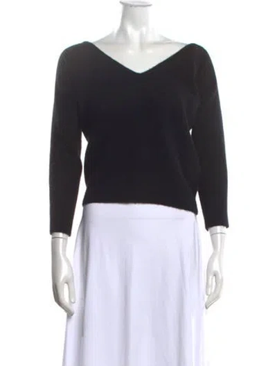 Pre-owned Arch The V-neck Sweater In Black
