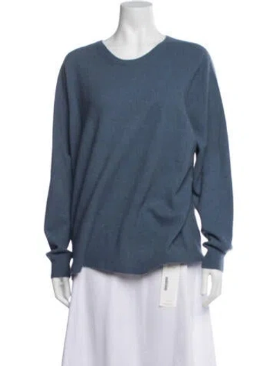 Pre-owned Arch The Wool Crew Neck Sweater In Blue