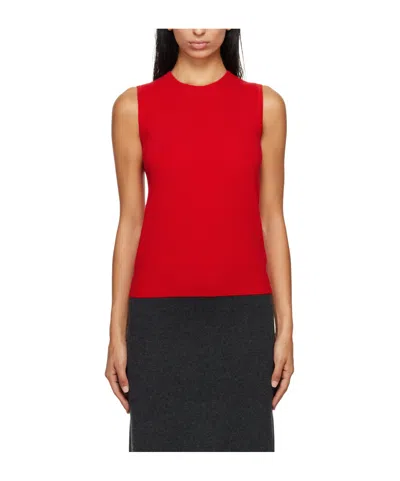 Arch4 Alessandra Sleeveless Sweater In Red