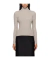 Arch4 Taupe Ariana Turtleneck In Nude