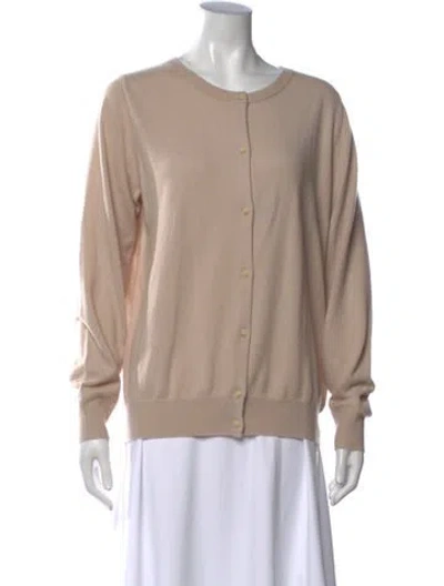 Pre-owned Arch4 Baby Cashmere Crew Neck Sweater In Neutrals