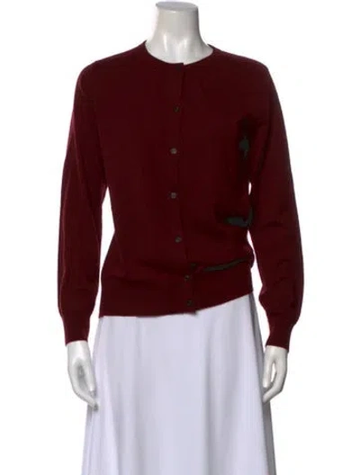 Pre-owned Arch4 Baby Cashmere Crew Neck Sweater In Red