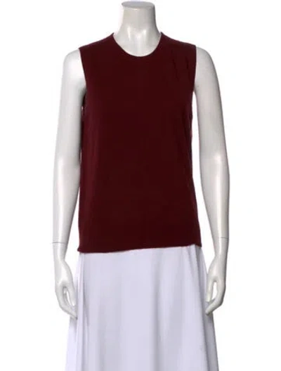 Pre-owned Arch4 Baby Cashmere Crew Neck Sweater In Red