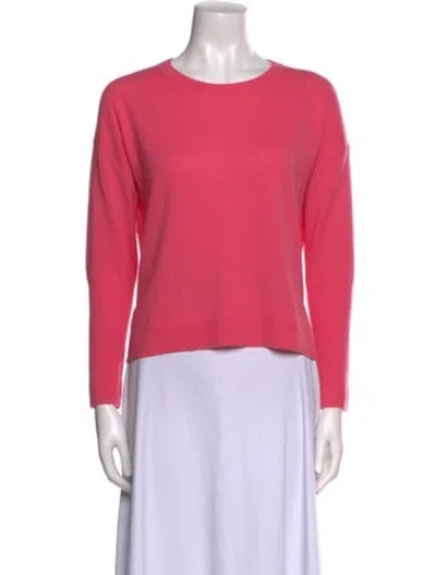 Pre-owned Arch4 Baby Cashmere Scoop Neck Sweater In Pink