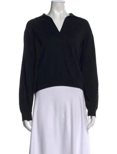 Pre-owned Arch4 Baby Cashmere V-neck Sweater In Black