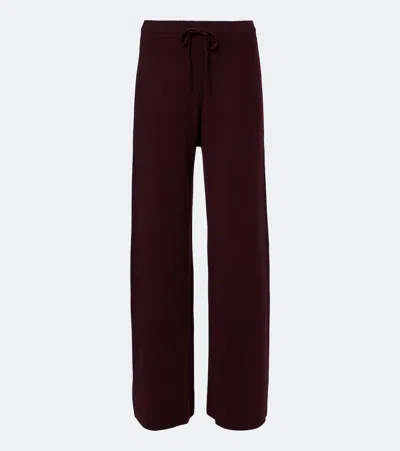 Arch4 Beau Cashmere Sweatpants In Burgundy