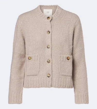 Arch4 Behati Cashmere And Silk Cardigan In Neutral