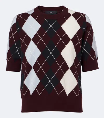 Arch4 Bronagh Argyle Cashmere Sweater In Multicoloured