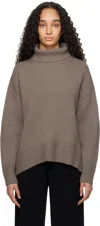 Arch4 Brown Mr World's End Turtleneck In Shiitake