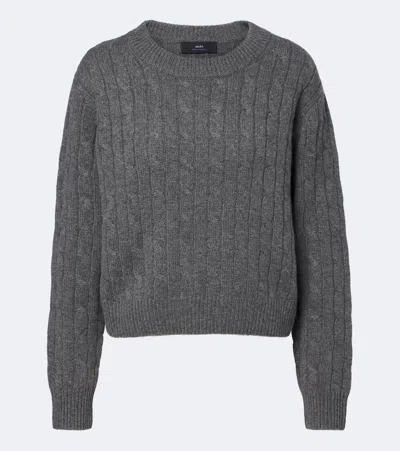 Arch4 Burnaby Cable-knit Cashmere Sweater In Grey