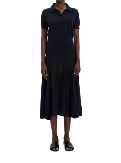 Arch4 Cashmere Aldwich Lightweight Polo In Navy In Blue