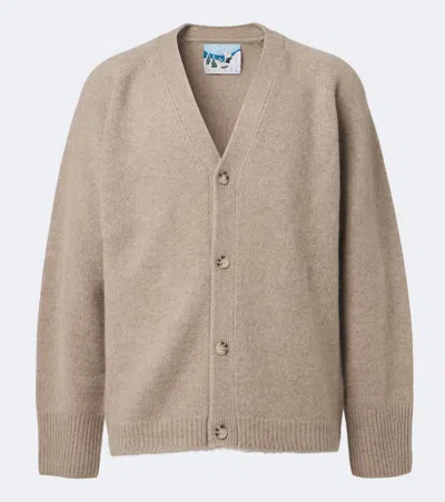 Arch4 Cashmere Cardigan In Beige