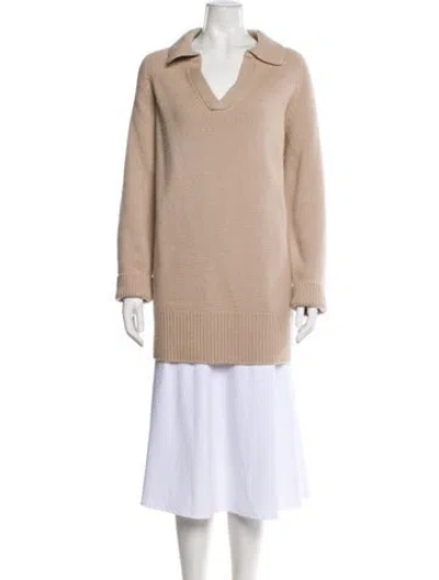 Pre-owned Arch4 Cashmere Cowl Neck Sweater In Neutral