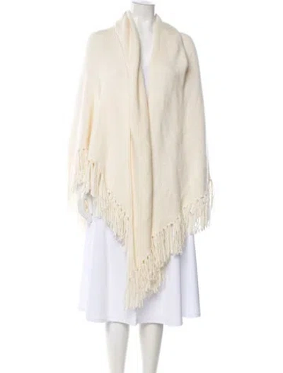 Pre-owned Arch4 Cashmere Cowl Neck Sweater In White