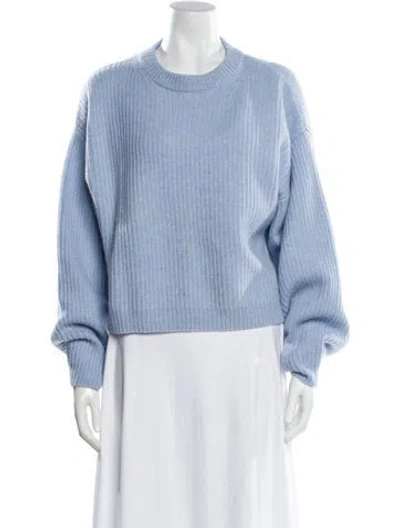 Pre-owned Arch4 Cashmere Crew Neck Sweater In Blue