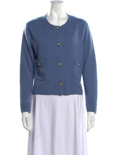 Pre-owned Arch4 Cashmere Crew Neck Sweater In Blue