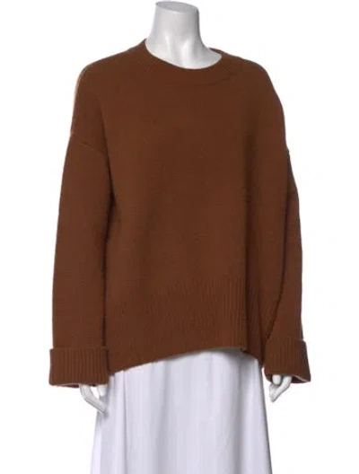Pre-owned Arch4 Cashmere Crew Neck Sweater In Brown