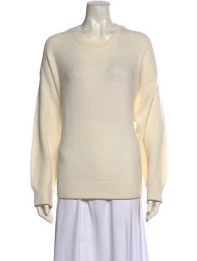 Pre-owned Arch4 Cashmere Crew Neck Sweater In Neutral