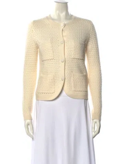 Pre-owned Arch4 Cashmere Crew Neck Sweater In Neutral