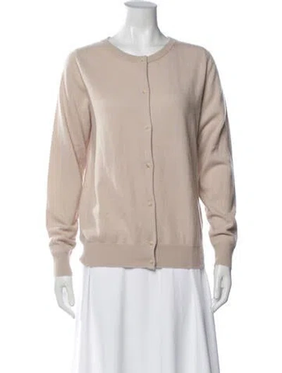 Pre-owned Arch4 Cashmere Crew Neck Sweater In Neutrals