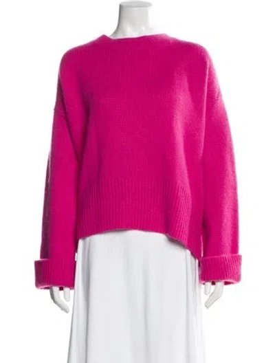 Pre-owned Arch4 Cashmere Crew Neck Sweater In Pink