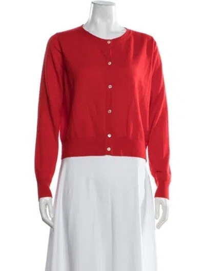 Pre-owned Arch4 Cashmere Crew Neck Sweater In Red