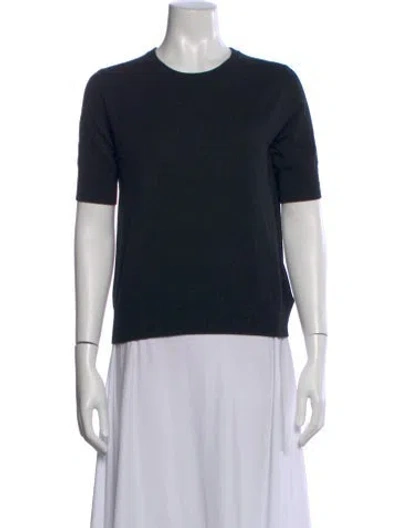 Pre-owned Arch4 Cashmere Crew Neck Top In Black