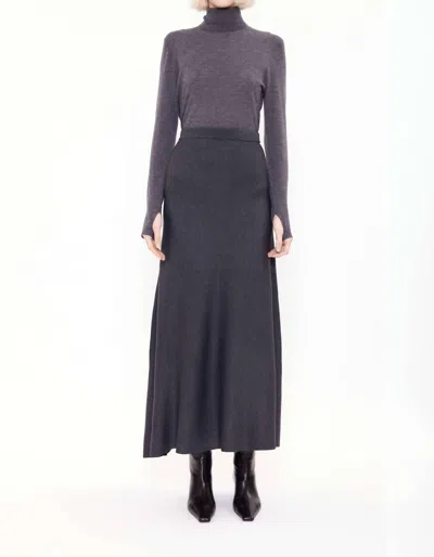 Arch4 Cashmere Jocelyn Sweater In Charcoal In Grey
