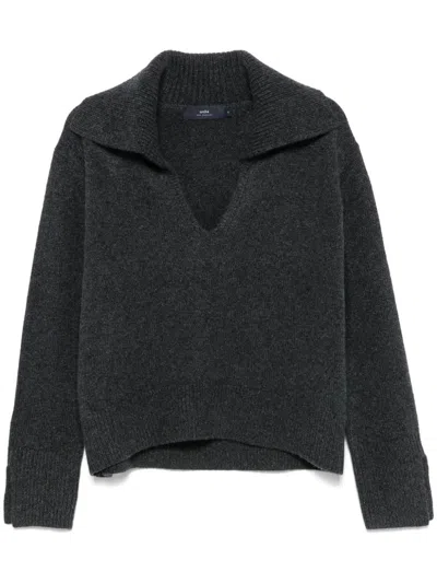 Arch4 Gray Cortina Sweater In Charcoal