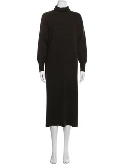 Pre-owned Arch4 Cashmere Long Dress W/ Tags In Green