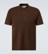Arch4 Cashmere Polo Shirt In Brown