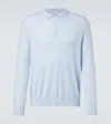 Arch4 Cashmere Polo Sweater In Blue