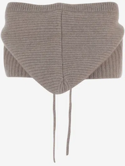 Arch4 Cashmere Shrug Cape In Beige