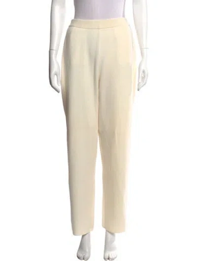 Pre-owned Arch4 Cashmere Straight Leg Pants In Neutral
