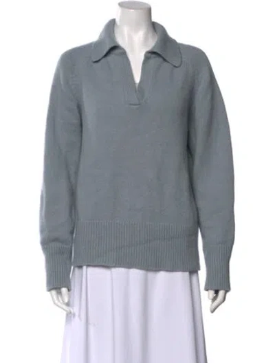 Pre-owned Arch4 Cashmere Sweater In Blue