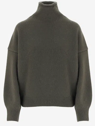 Arch4 Cashmere Sweater In Green