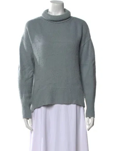 Pre-owned Arch4 Cashmere Turtleneck Sweater In Blue