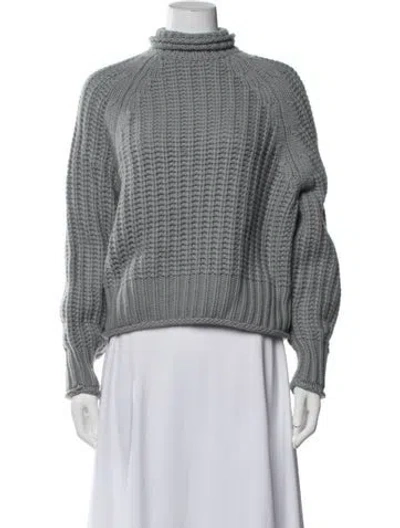 Pre-owned Arch4 Cashmere Turtleneck Sweater In Grey