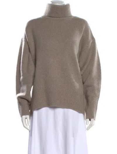 Pre-owned Arch4 Cashmere Turtleneck Sweater W/ Tags In Neutral