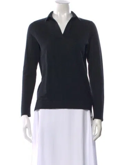 Pre-owned Arch4 Cashmere V-neck Sweater In Black