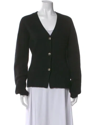 Pre-owned Arch4 Cashmere V-neck Sweater In Black