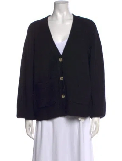 Pre-owned Arch4 Cashmere V-neck Sweater In Black