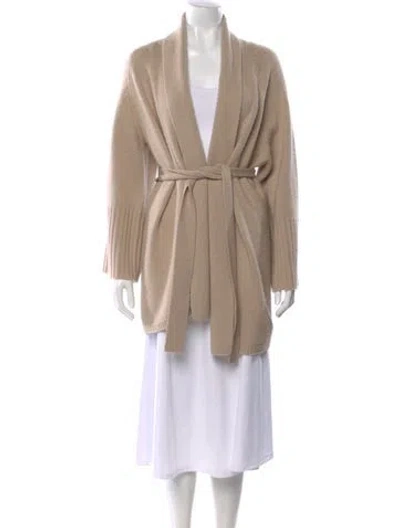 Pre-owned Arch4 Cashmere V-neck Sweater In Neutral