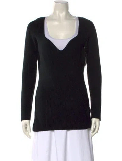 Pre-owned Arch4 Cashmere V-neck Sweater W/ Tags In Black