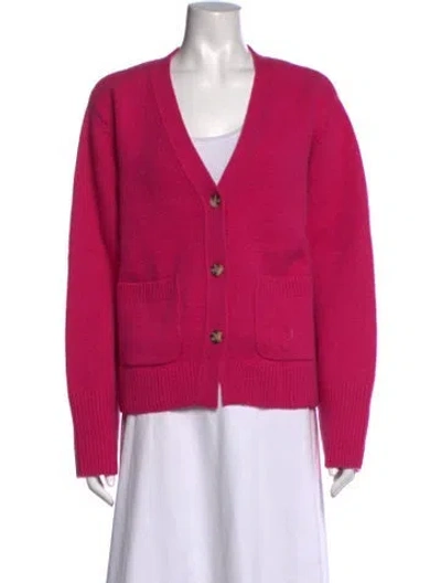 Pre-owned Arch4 Cashmere V-neck Sweater W/ Tags In Pink